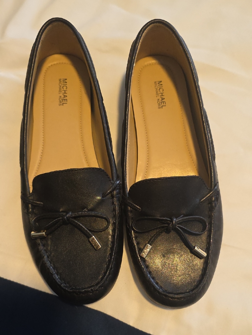 Michael Kors Black Leather moccasins